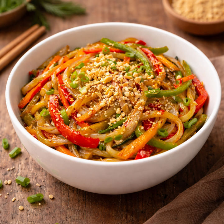 Удон з міксом овочів