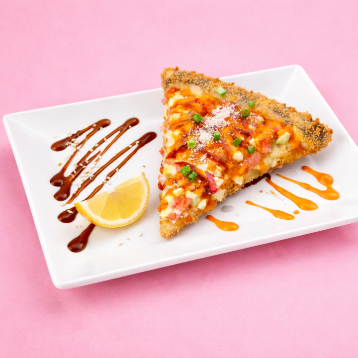 Суші-піца з лососем