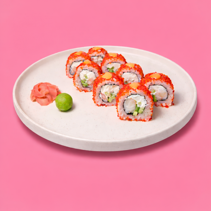 Філадельфія з креветкою в ікрі