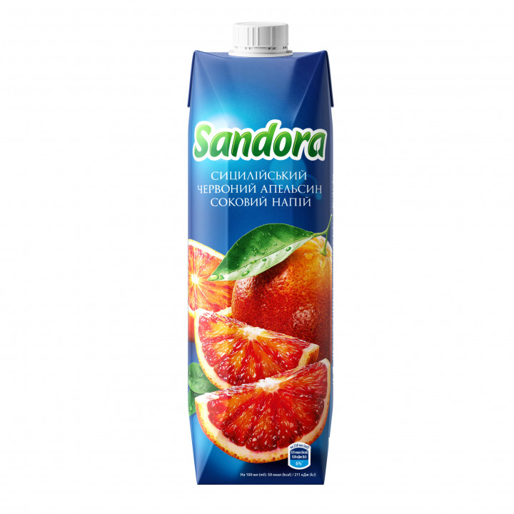 Напій сік Sandora Сицилійський апельсин 0.95 л.